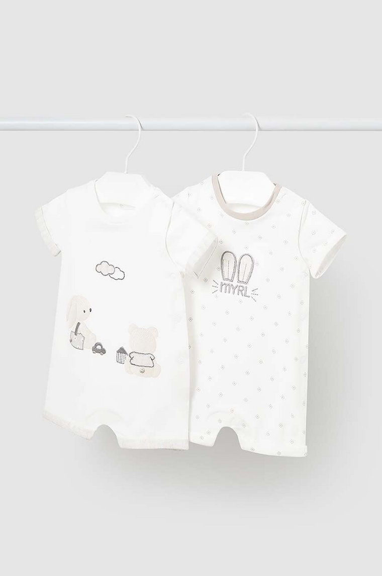 Mayoral Newborn rampers niemowlęcy 2-pack