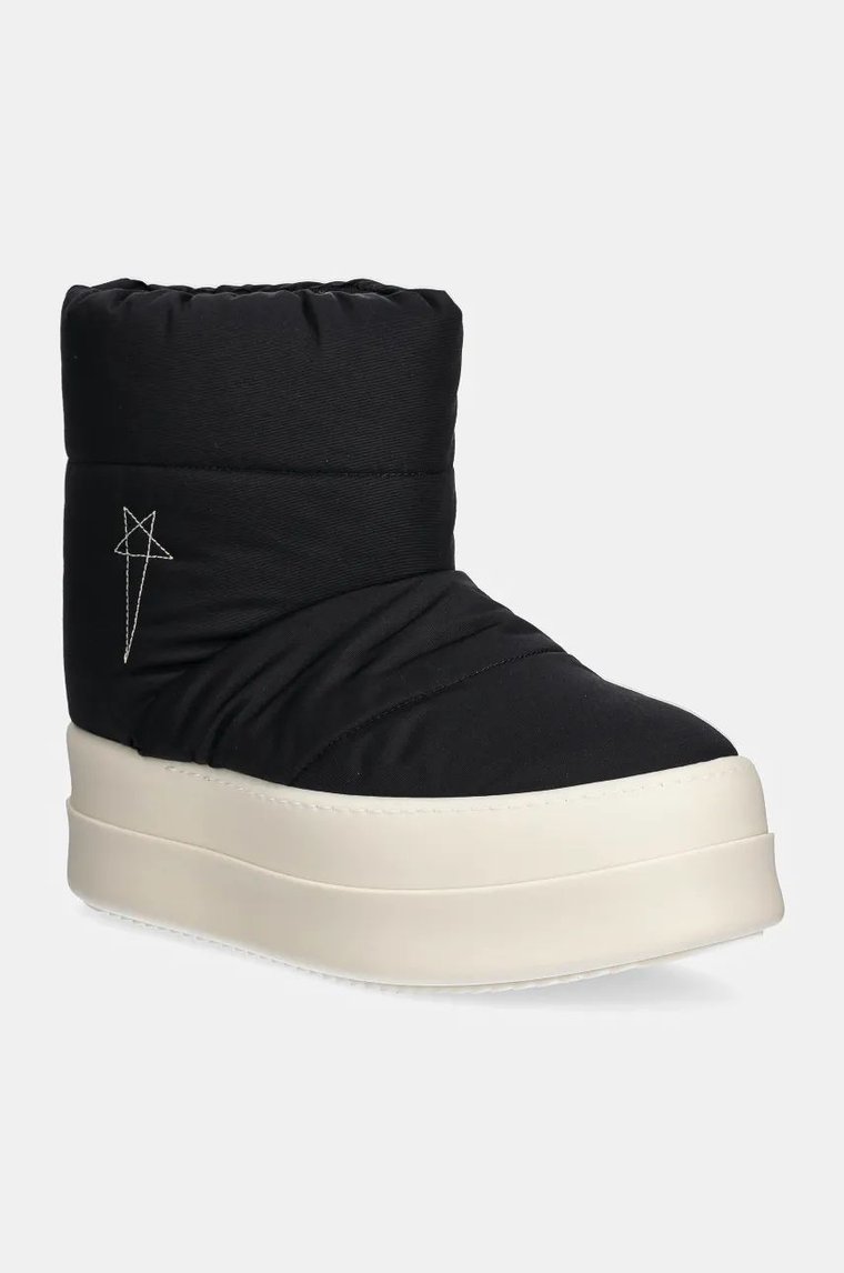 Rick Owens śniegowce Mega Bumper Low Lunar męskie kolor czarny DU02D2839.MUPAM9