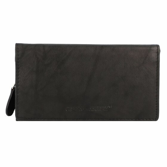 Greenburry Basic Wallet RFID Leather 14 cm black