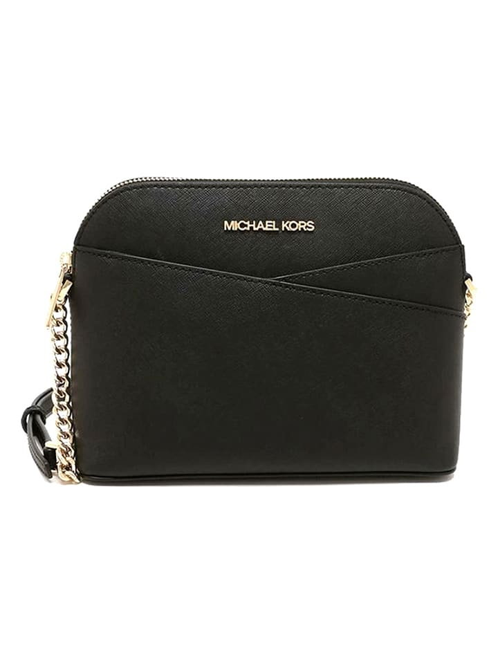 Michael Kors Skórzana torebka w kolorze czarnym - 21 x 17 x 9 cm