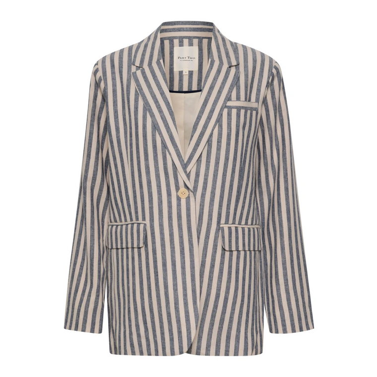 Midnight Navy Stripe Blazer Part Two