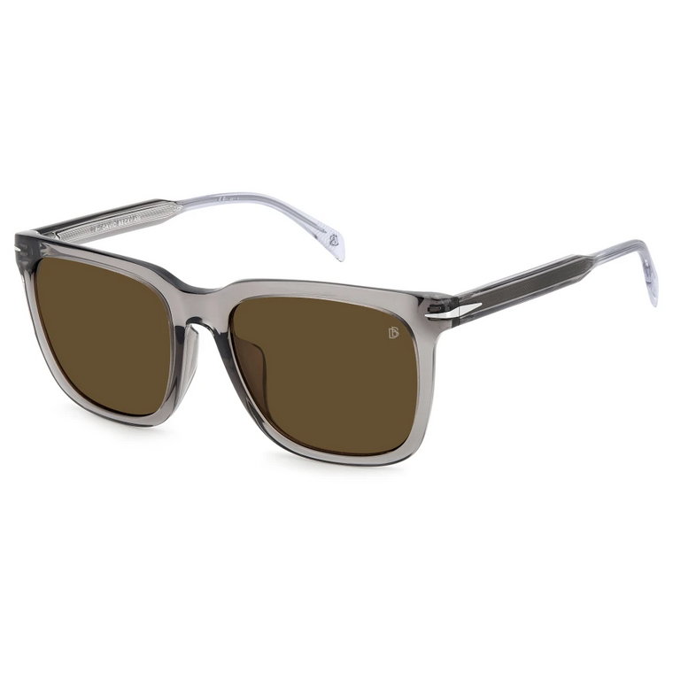Brown Horn/Blue Sunglasses Eyewear by David Beckham