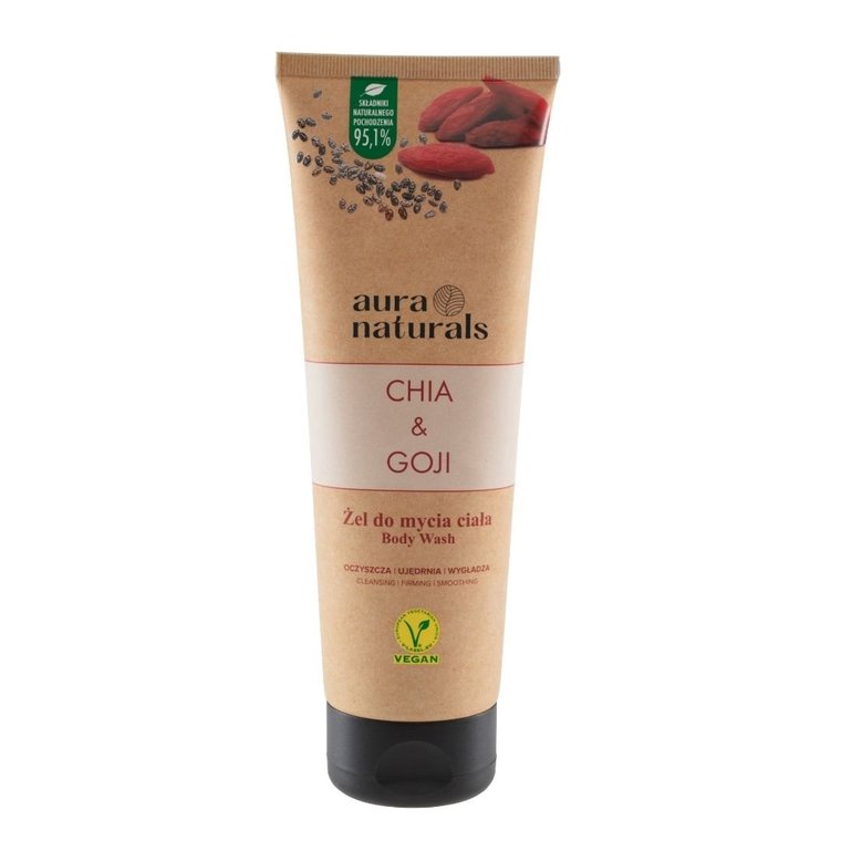 Aura Naturals Chia & Goji Żel do mycia ciała 250ml