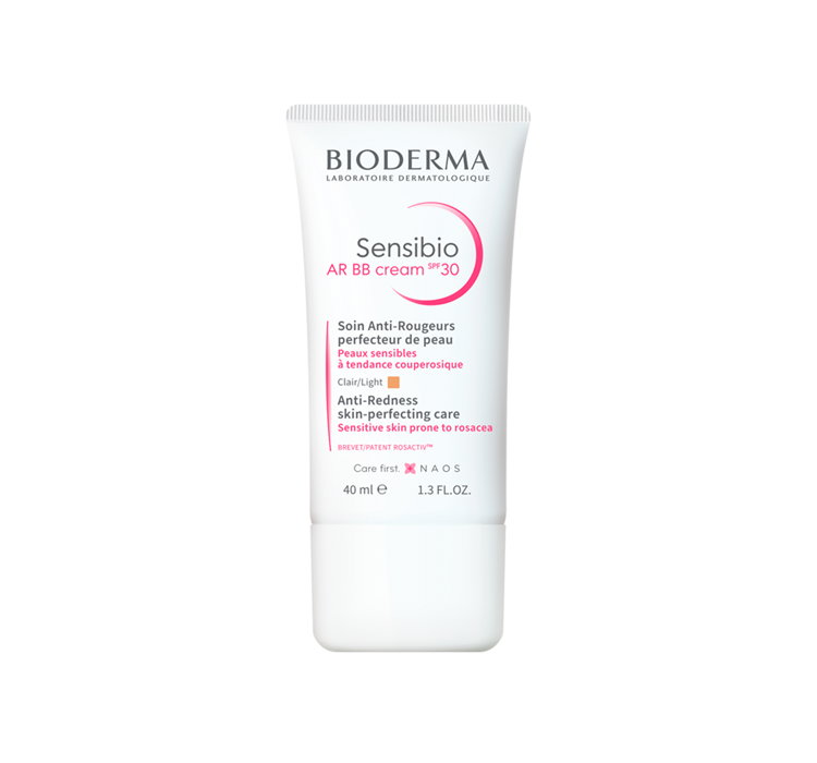 Bioderma Sensibio AR krem BB do skóry z problemami naczynkowymi Light SPF30 40ml