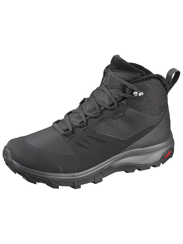 SALOMON Buty trekkingowe "OUTsnap" w kolorze czarnym