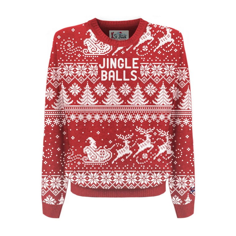 Nordic Jingle Crewneck Sweater MC2 Saint Barth