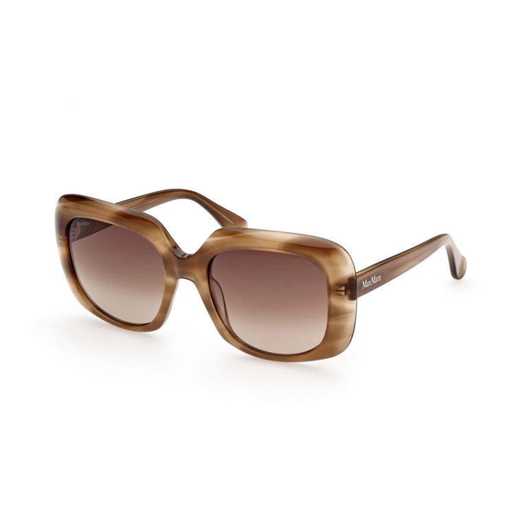 Eleganckie okulary przeciwsłoneczne dla kobiet - Mm0038 Logo8 Max Mara