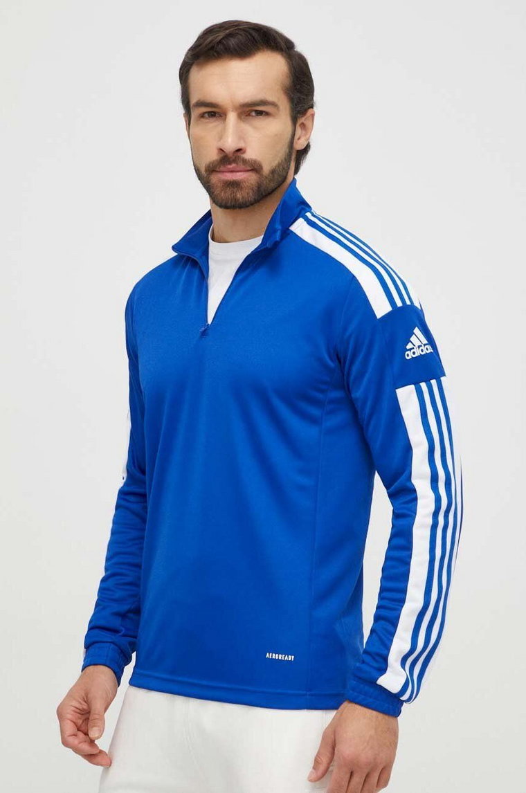 adidas Performance bluza treningowa kolor niebieski z aplikacją  GP6475