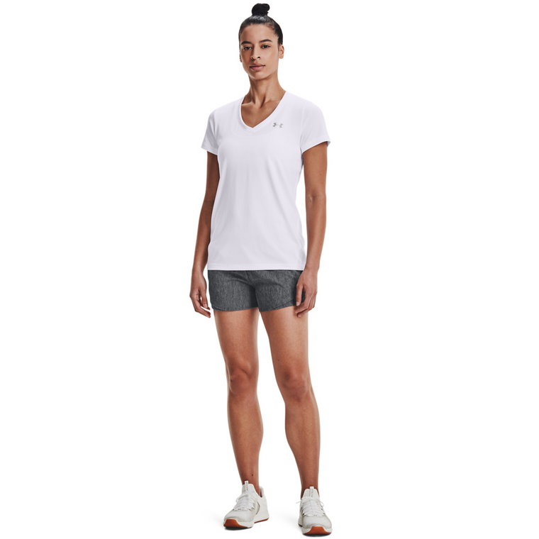 Damskie spodenki treningowe UNDER ARMOUR Play Up Short 3.0 Twist - szare