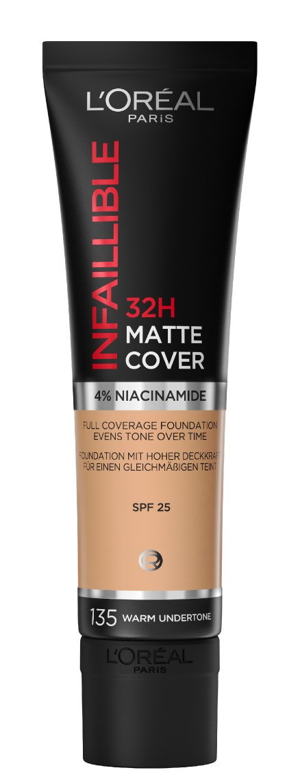 L'Oreal Infallible 24H Matt Cover - podkład do twarzy 135 Radiant Vanilla 30ml