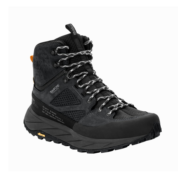 Buty męskie hikingowe Jack Wolfskin TERRAQUEST TEXAPORE MID M black - 41