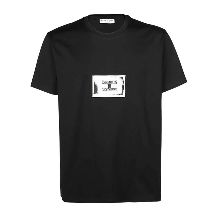 Koszulka z naszywką z logo Givenchy