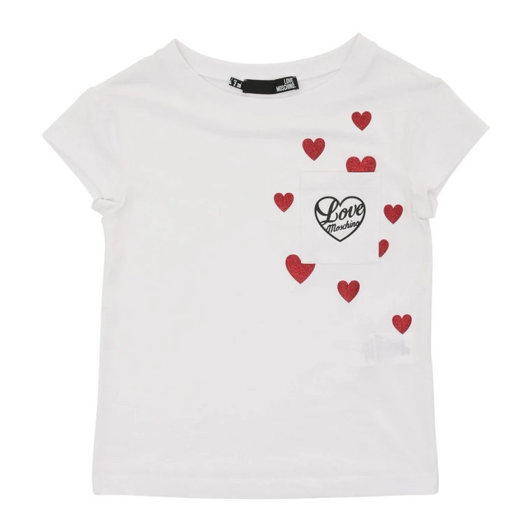 Biała koszulka damska Love Moschino