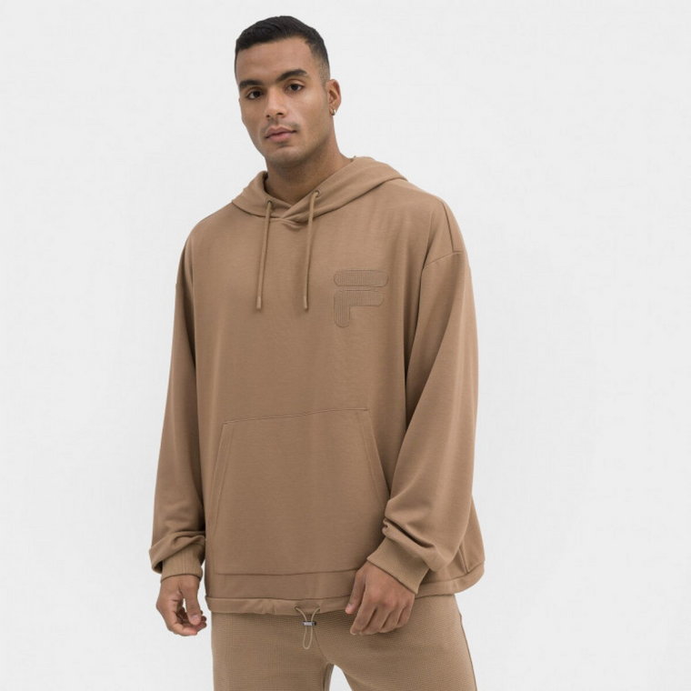 Męska bluza dresowa Fila Cuenca Oversized Hoody - beżowa