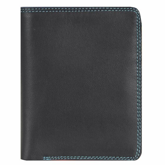 Mywalit Medium Wallet Portfel skórzany 11 cm black-pace