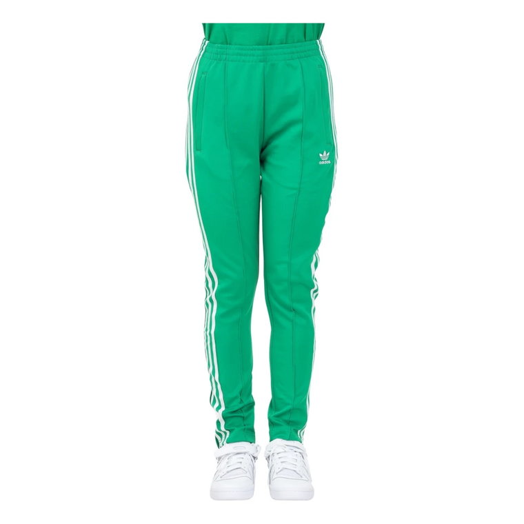 Zielone spodnie sportowe Adidas Originals