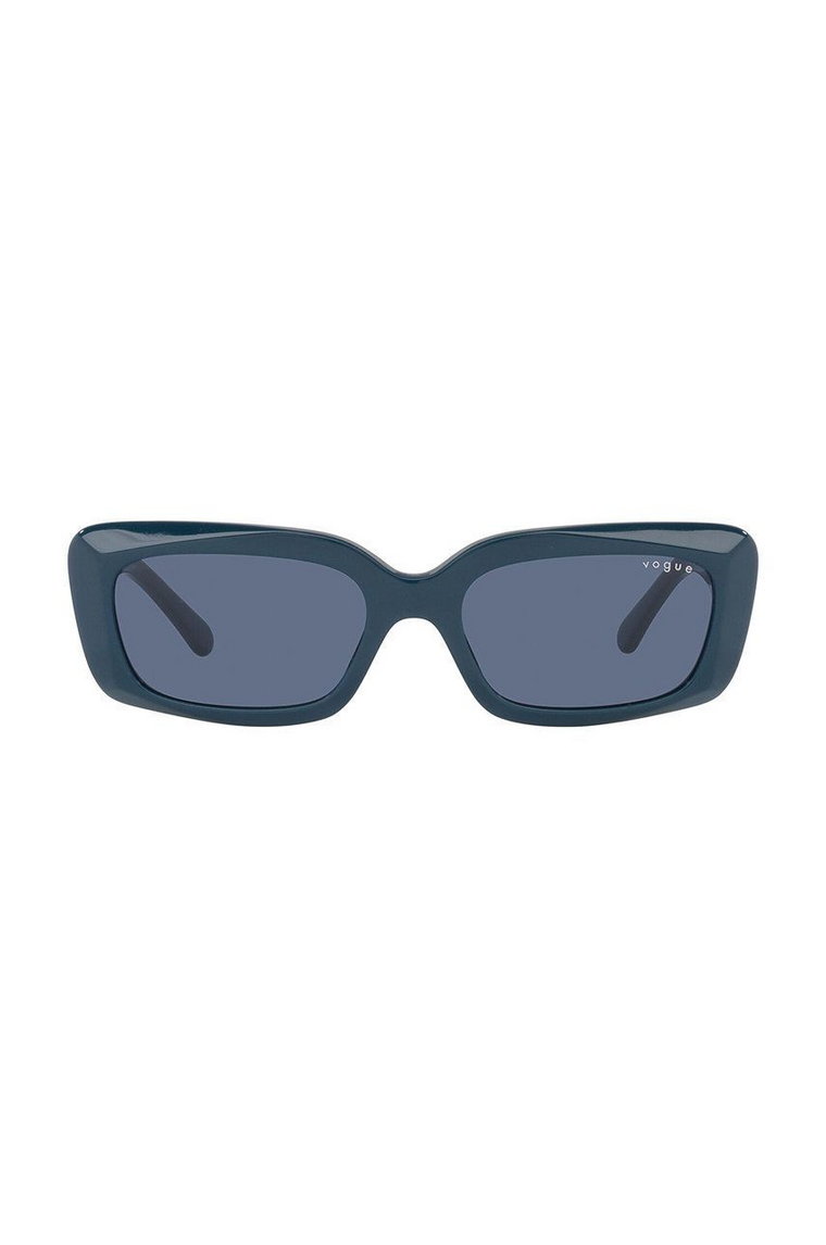 VOGUE okulary przeciwsłoneczne x Hailey Bieber damskie kolor granatowy
