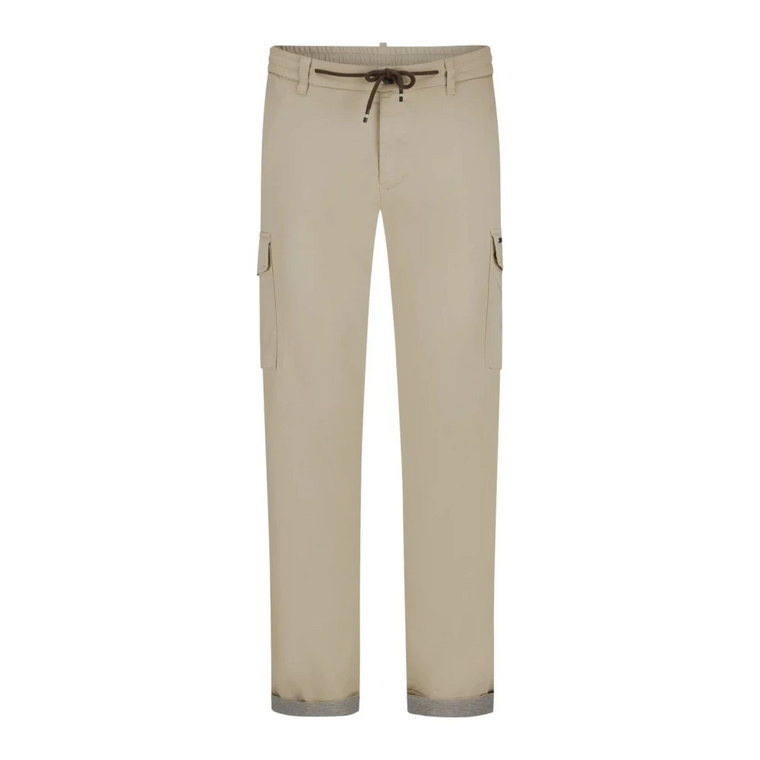 Spodnie Jogger Cargo Slim Fit w Beżu Mason's