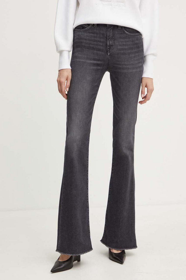 Pinko jeansy damskie high waist 100561 A21X