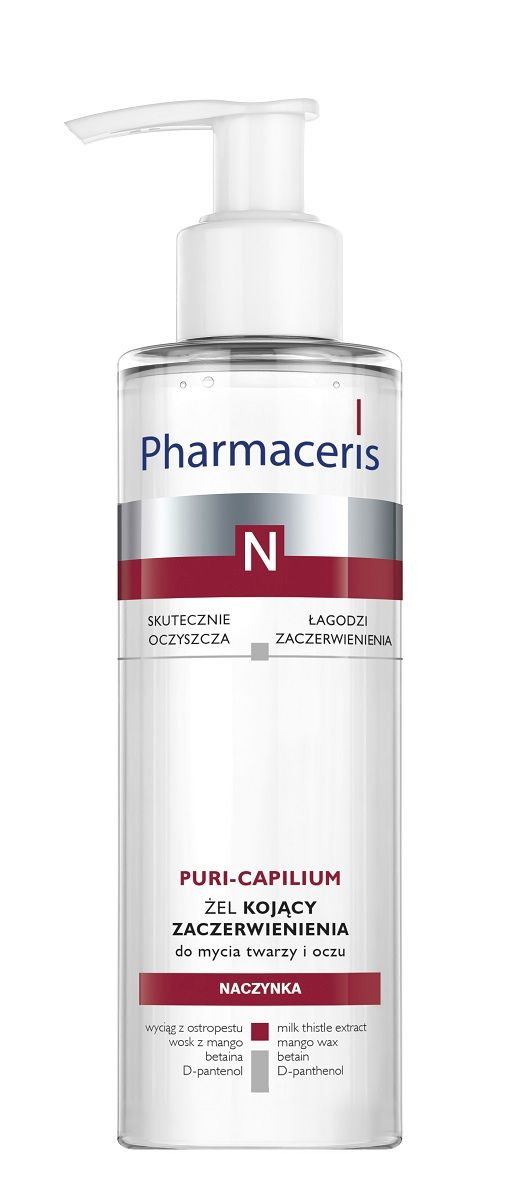 Pharmaceris N Puri-Capilium - kojący żel myjacy 190ml