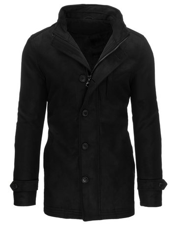 Płaszcz męski czarny Dstreet CX0435