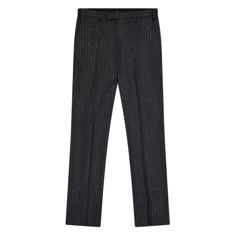 Pinstriped Cigarette Trousers Laneus