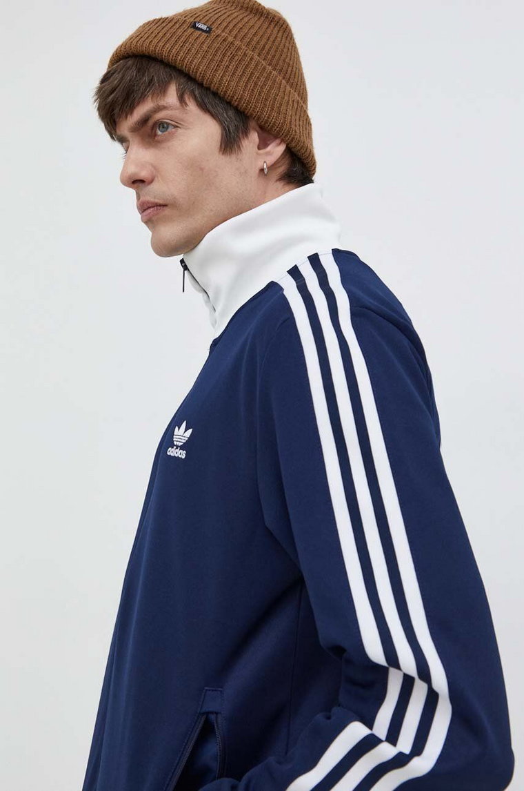 adidas Originals bluza Adicolor Classics Beckenbauer męska kolor granatowy wzorzysta IP0418