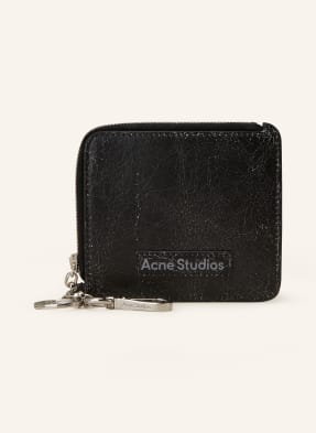 Acne Studios Etui Na Karty Z Kieszenią Na Monety schwarz