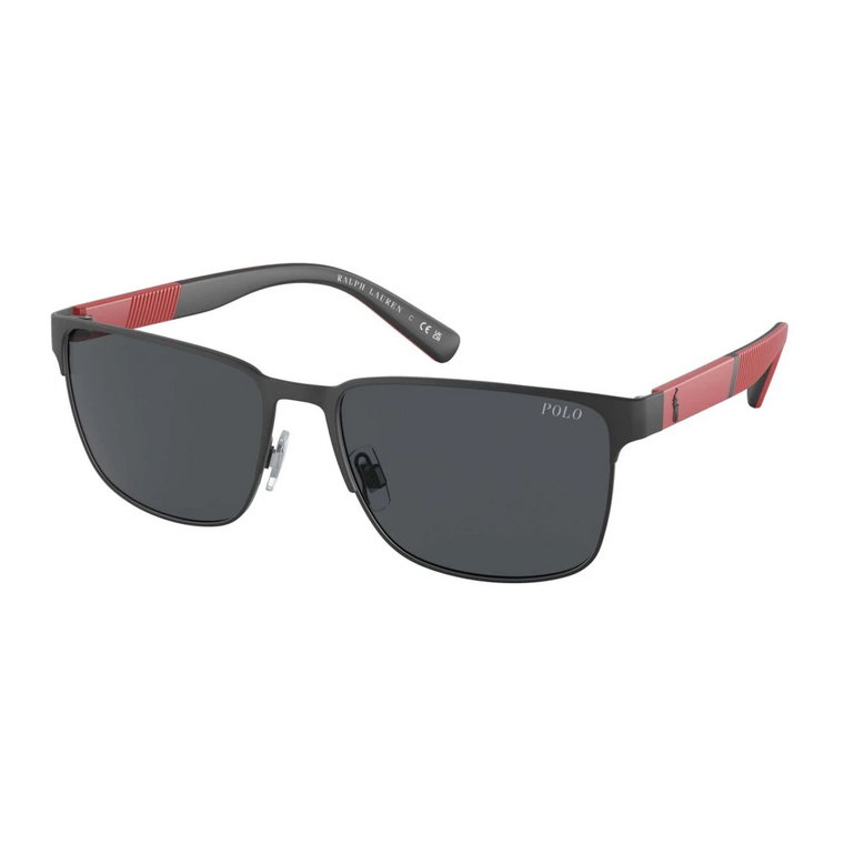 Matowe Czarne/Szare Okulary PH 3143 Ralph Lauren