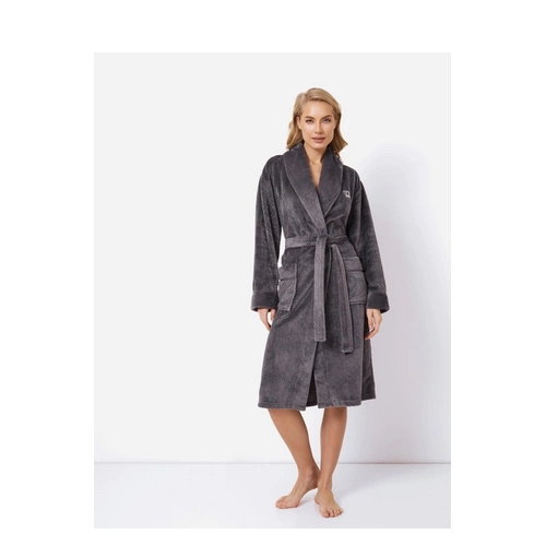 Szlafrok Aruelle Keira bathrobe M Czarny (5904541430492). Szlafroki damskie