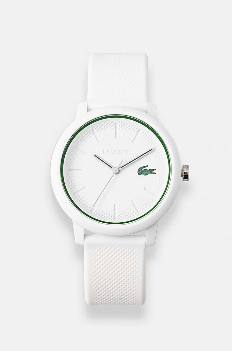Lacoste zegarek męski kolor biały 2011169