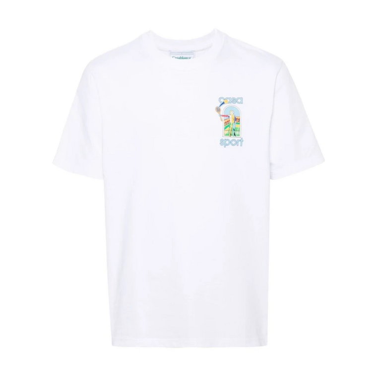 Stylowy T-shirt Print 001-01 Casablanca