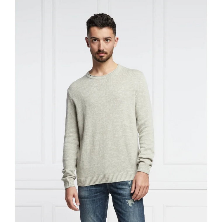 Joop! Sweter | Regular Fit | z dodatkiem lnu