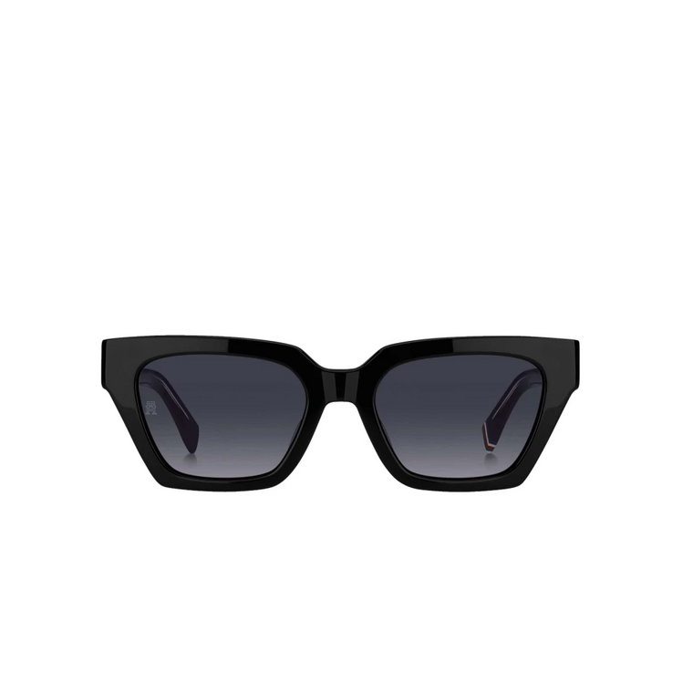Okulary przeciwsłoneczne Cateye z szarymi szkłami gradientowymi Tommy Hilfiger