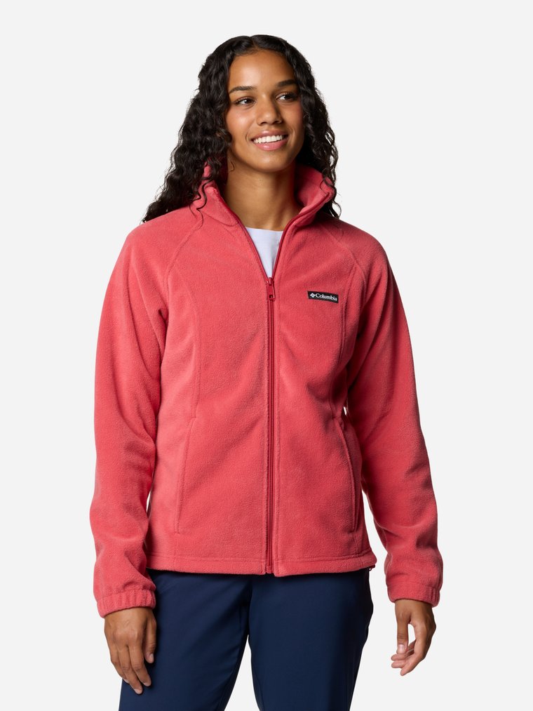 Bluza damska rozpinana streetwear Columbia Benton Springs Full Zip 1372111603 S Czerwona (195981471052). Bluzy damskie streetwear