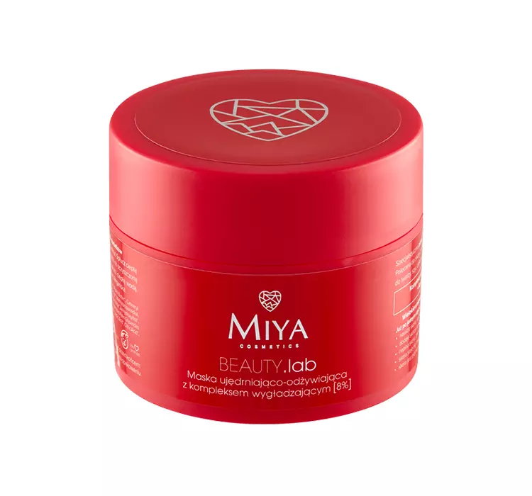 MIYA COSMETICS BEAUTY LAB MASKA UJĘDRNIAJĄCO-ODŻYWIAJĄCA DO TWARZY 50ML