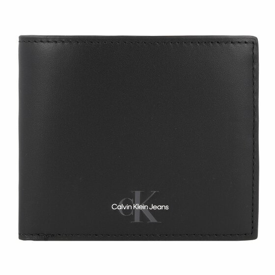 Calvin Klein Jeans Monogram Soft Portfel Skórzany 11 cm black