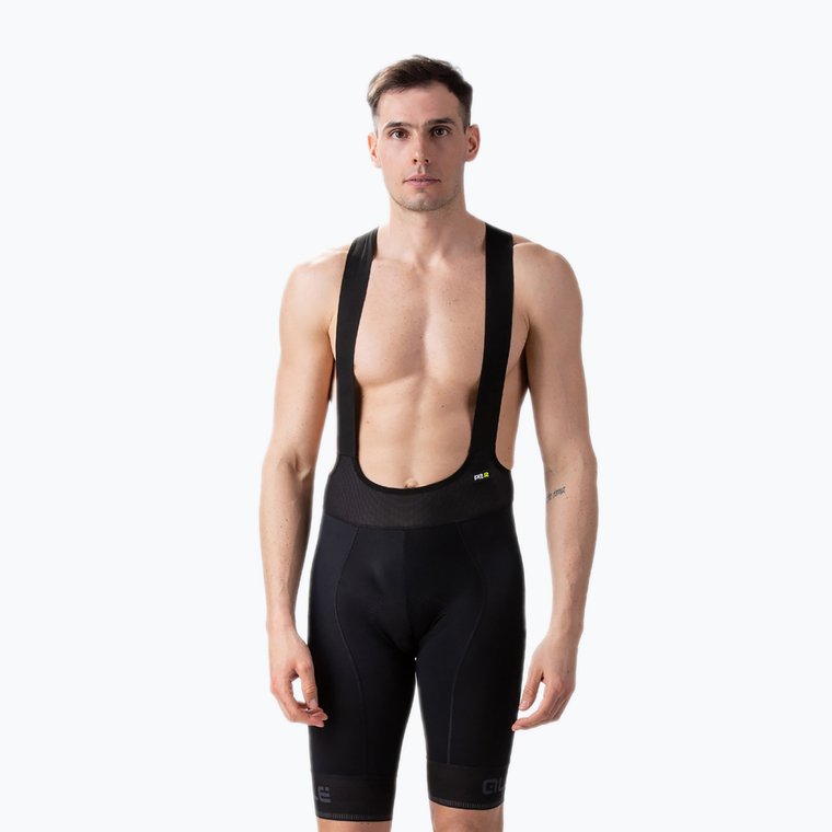 Spodenki rowerowe męskie Alé Sella Plus Bibshorts black