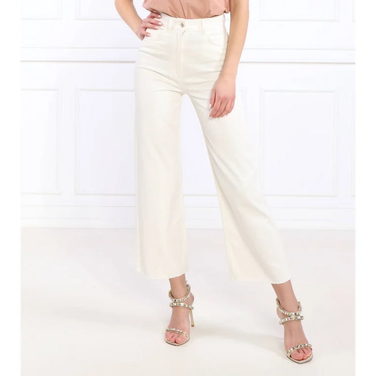 Elisabetta Franchi Jeansy | Cropped Fit | high waist