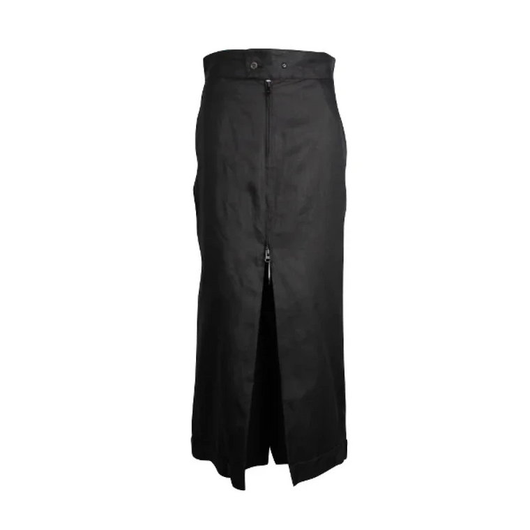 Pre-owned Linen bottoms Yohji Yamamoto Pre-owned