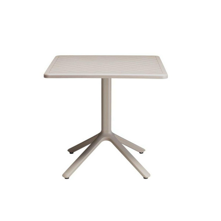 Stół Eco z wzorem beżowy 80 cm