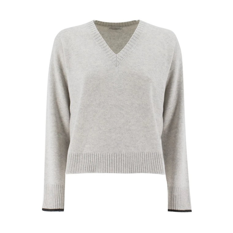 V-neck Knitwear Brunello Cucinelli