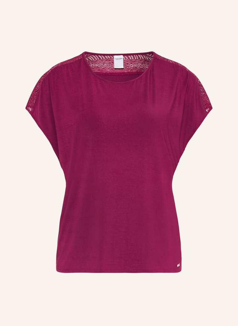 Calvin Klein Koszulka Od Piżamy Minimalist rot