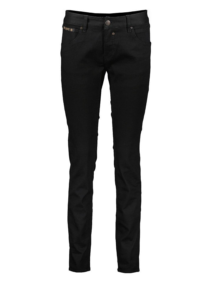 Herrlicher Dżinsy - Skinny fit - w kolorze czarnym