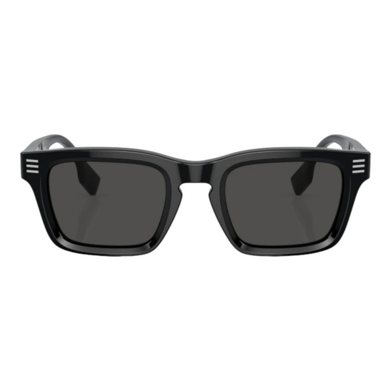 Czarne okulary przeciwsłoneczne prostokątne Burberry