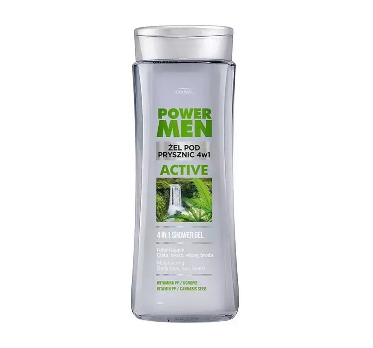 JOANNA POWER MEN ŻEL POD PRYSZNIC 4W1 ACTIVE 300ML