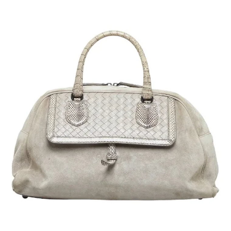 Pre-owned Suede handbags Bottega Veneta Vintage