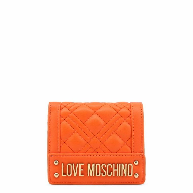 Portfel marki Love Moschino model JC5601PP1GLA0 kolor Pomarańczowy. Akcesoria damski. Sezon: Wiosna/Lato