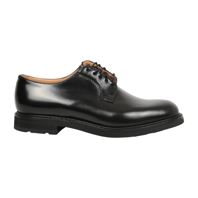 Stylowe czarne buty na sznurówki dla mężczyzn Church's