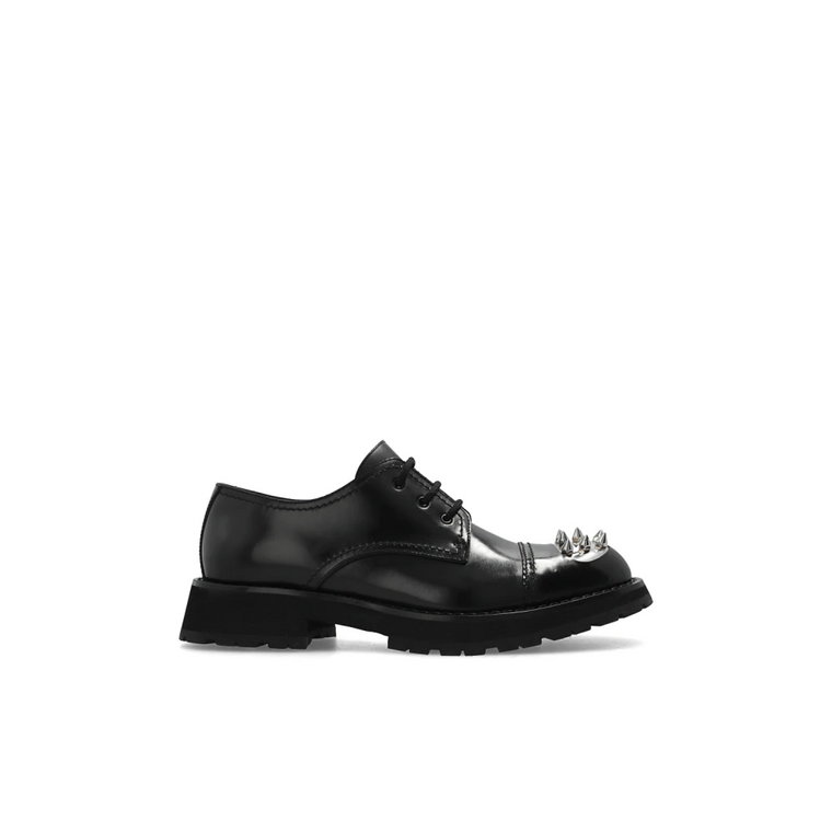 Skórzane buty z sznurowadłami Alexander McQueen